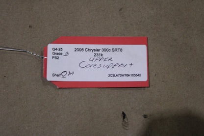 2005-2010 Chrysler 300C SRT-8 Front Upper Radiator Cross Member Support Bracket