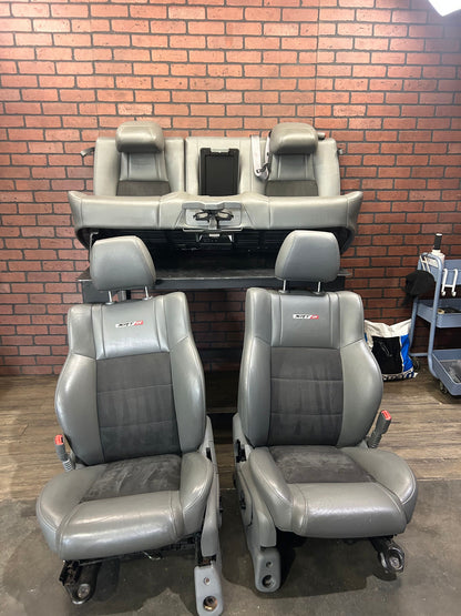 2005-2010 Jeep Grand Cherokee SRT8 Full Front Rear Seat Set Assembly OEM Gray