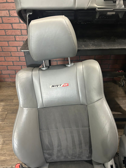 2005-2010 Jeep Grand Cherokee SRT8 Full Front Rear Seat Set Assembly OEM Gray