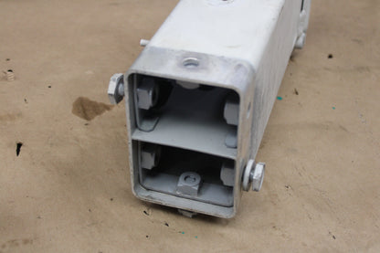 11-18 AUDI A8L LEFT RIGHT FRONT FRAME RAIL EXTENSION CRASH CAN BEAM BAR PAIR OEM