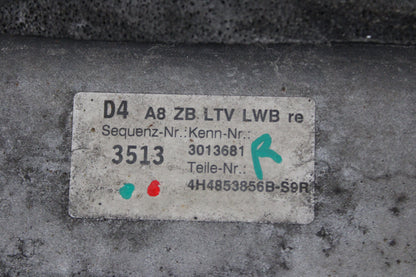 11-15 Audi A8 Quattro Passenger RH Side Skirt Rocker Panel Molding 4H4 853 856 B