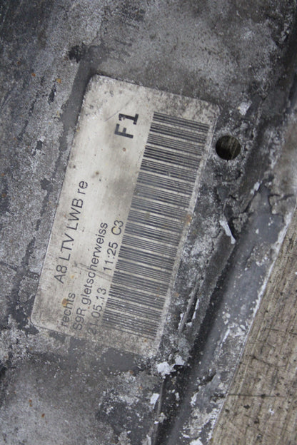 11-15 Audi A8 Quattro Passenger RH Side Skirt Rocker Panel Molding 4H4 853 856 B