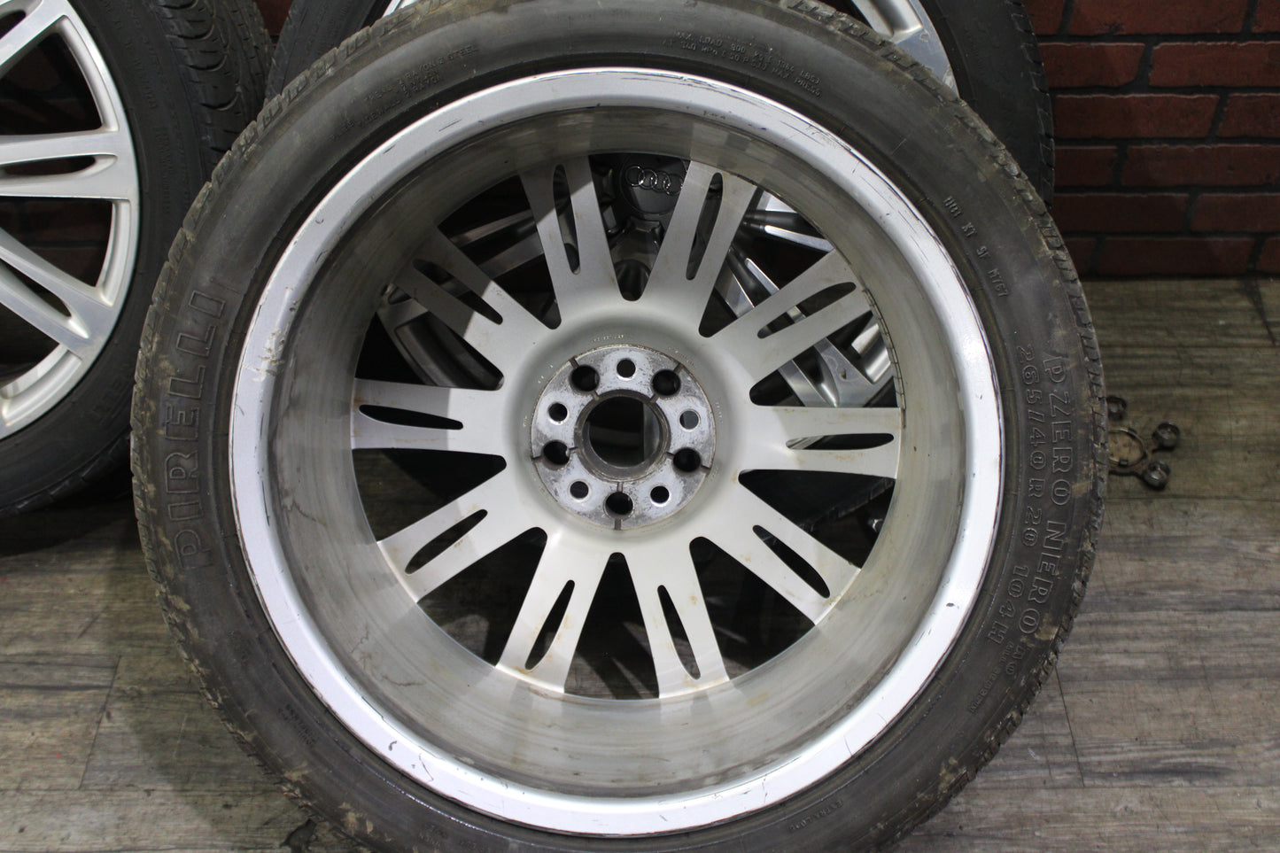 2012-2018 Audi A8 Quattro 10 Spoke Wheel Rim Set 20" 9x20 OEM 4H0 601 025 N