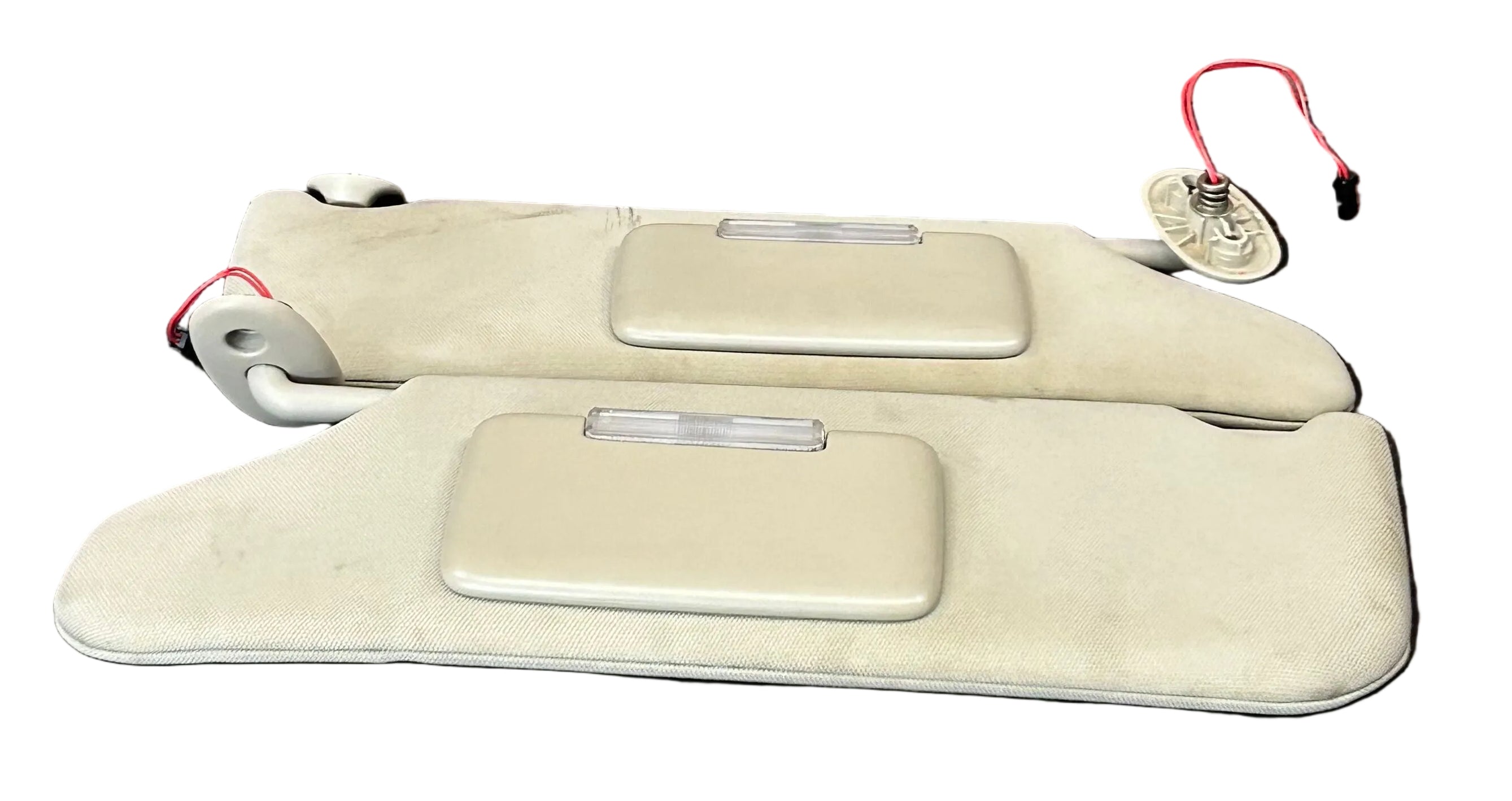 2005-2010 JEEP GRAND CHEROKEE LEFT & RIGHT SIDE SUNVISOR SUN VISOR SET