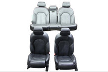 2011-2018 AUDI A8 QUATTRO FRONT & REAR BLACK LEATHER SEAT FULL SET BLACK