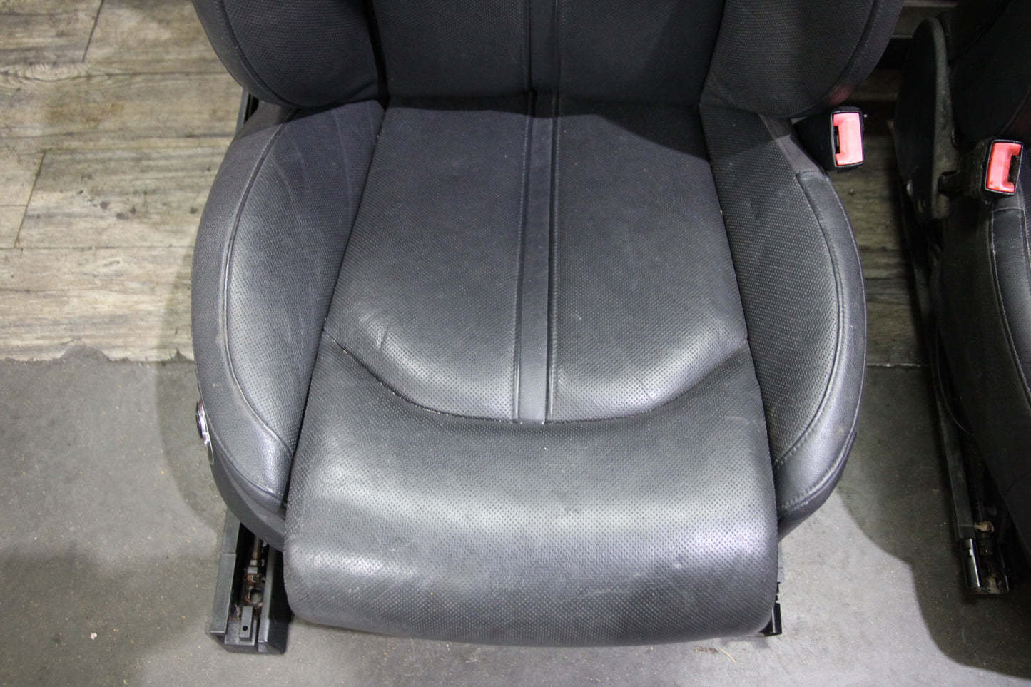 2011-2018 AUDI A8 QUATTRO FRONT & REAR BLACK LEATHER SEAT FULL SET BLACK