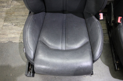 2011-2018 AUDI A8 QUATTRO FRONT & REAR BLACK LEATHER SEAT FULL SET BLACK