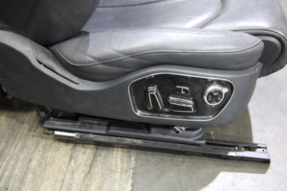 2011-2018 AUDI A8 QUATTRO FRONT & REAR BLACK LEATHER SEAT FULL SET BLACK