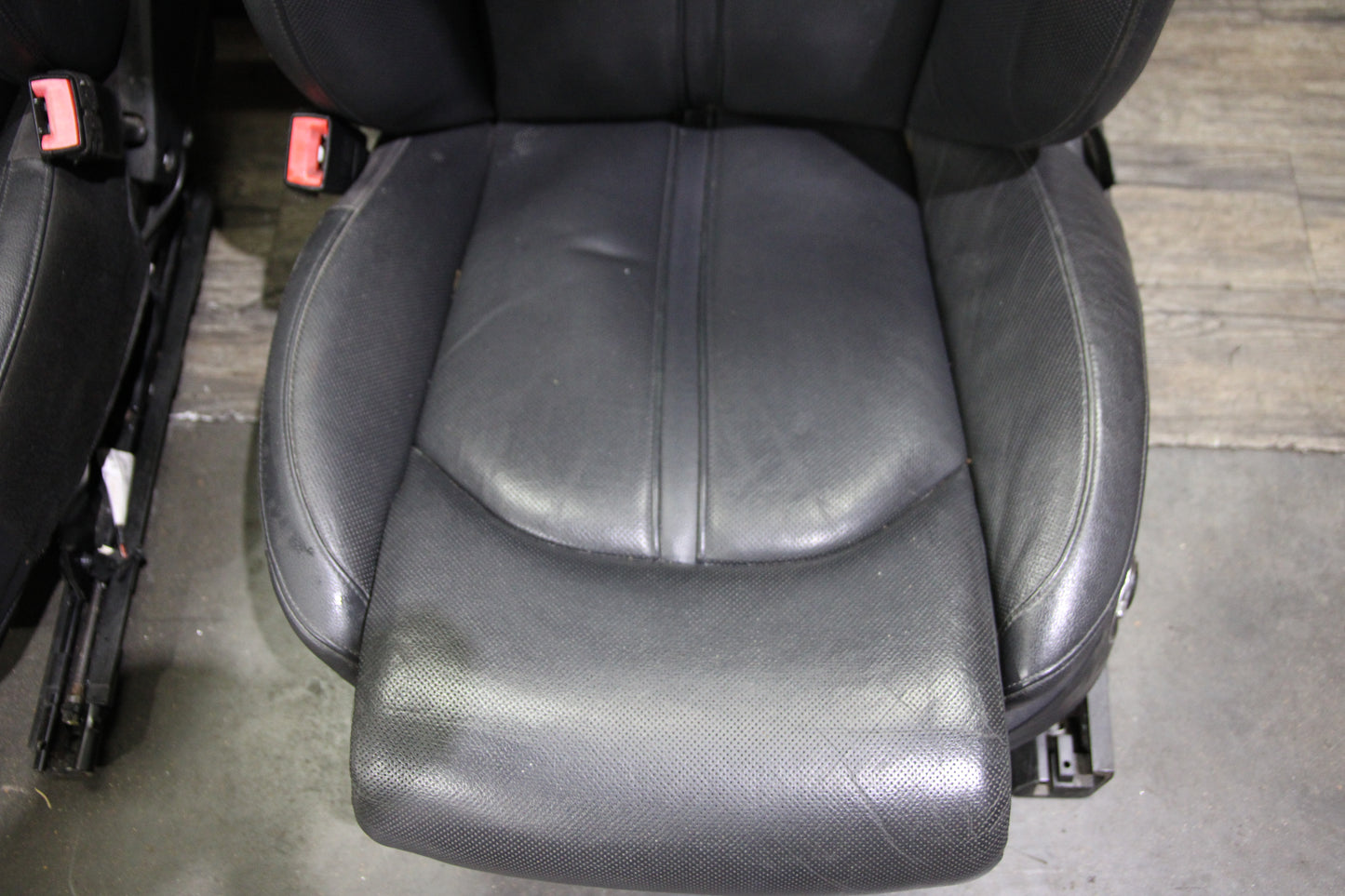 2011-2018 AUDI A8 QUATTRO FRONT & REAR BLACK LEATHER SEAT FULL SET BLACK