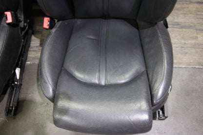2011-2018 AUDI A8 QUATTRO FRONT & REAR BLACK LEATHER SEAT FULL SET BLACK