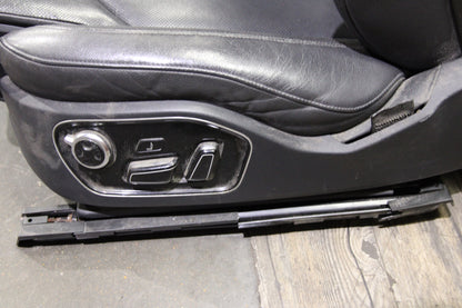 2011-2018 AUDI A8 QUATTRO FRONT & REAR BLACK LEATHER SEAT FULL SET BLACK