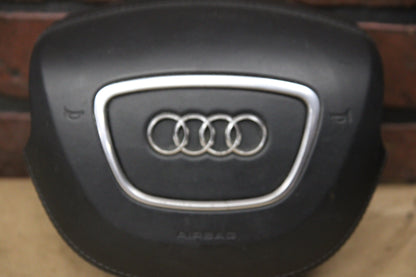 11-18 Audi A8 S8 D4 Leather Heated Steering Wheel 4H0 419 091A E OEM Set 159k