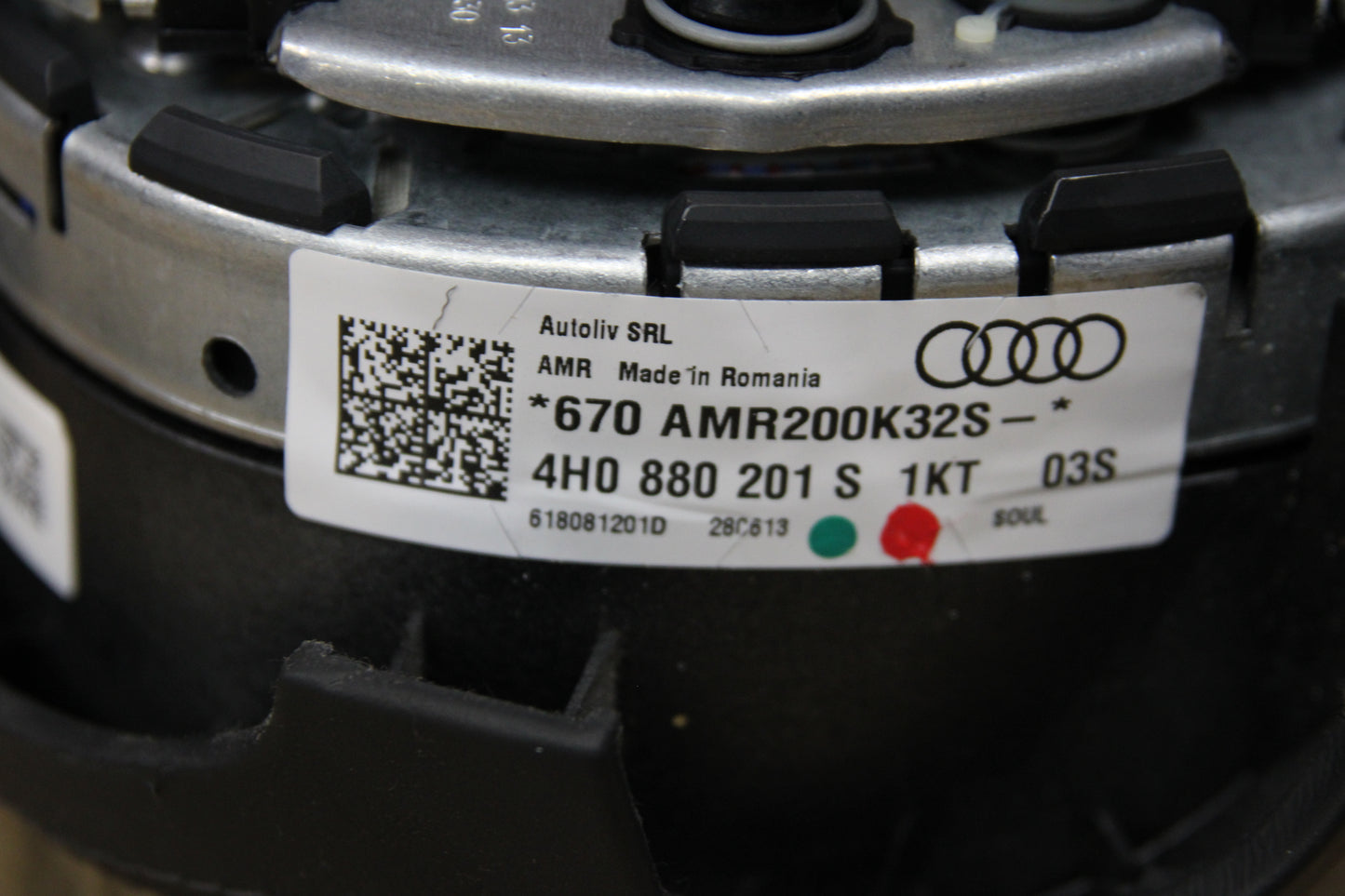 11-18 Audi A8 S8 D4 Leather Heated Steering Wheel 4H0 419 091A E OEM Set 159k