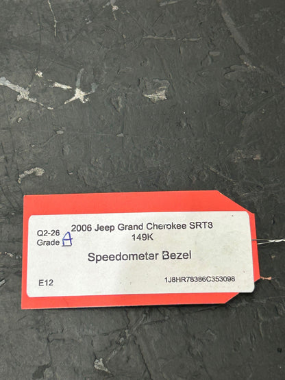 OEM 05-06 Jeep Grand Cherokee Speedometer Instrument Cluster Bezel D05845059DYR