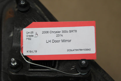 2006-2010 Chrysler 300C Dodge Magnum Charger SRT-8 Left Door Mirror Assembly PS2