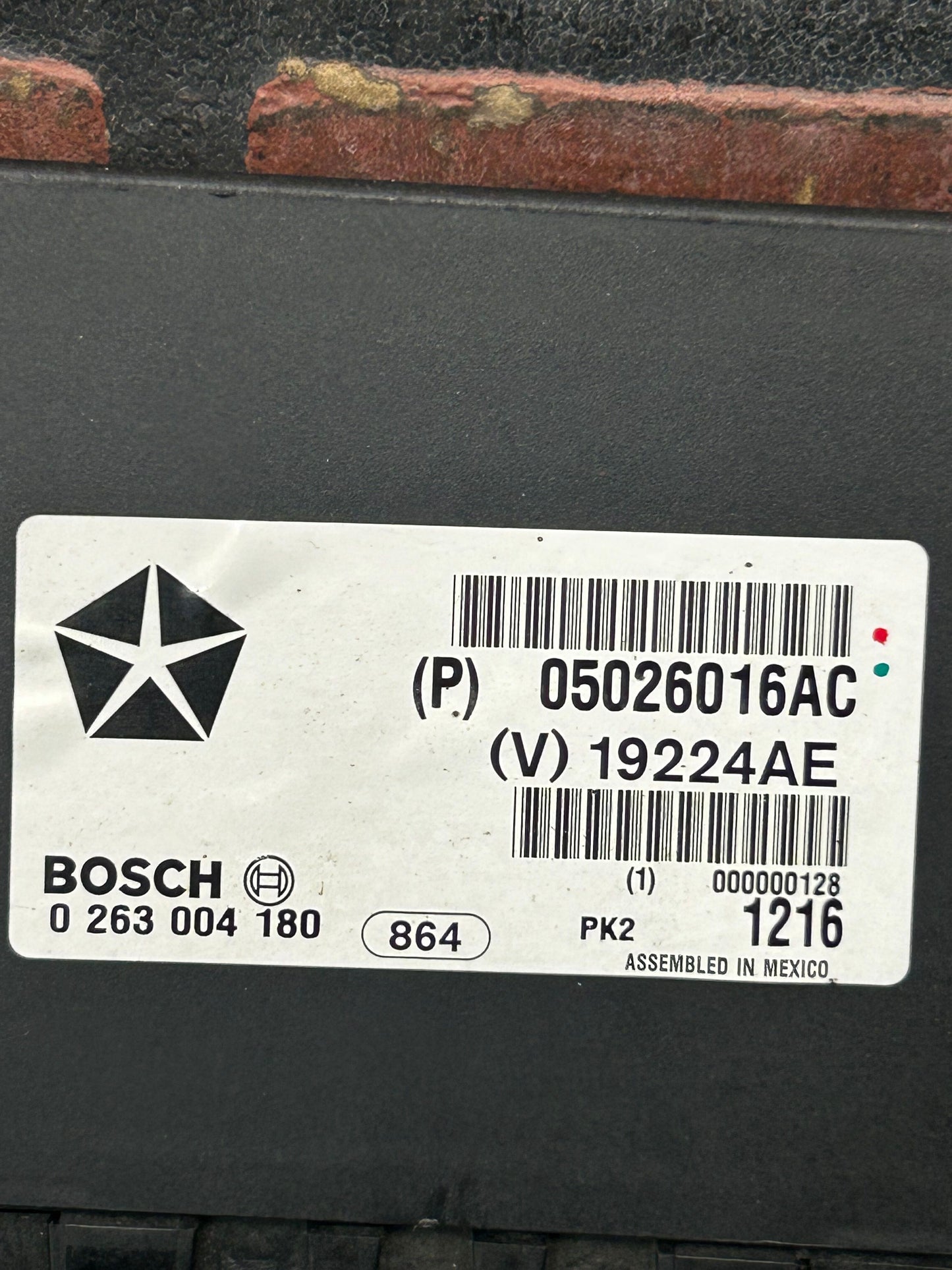 2006 2007 JEEP COMMANDER GRAND CHEROKEE PARK ASSIST MODULE 05026016AC