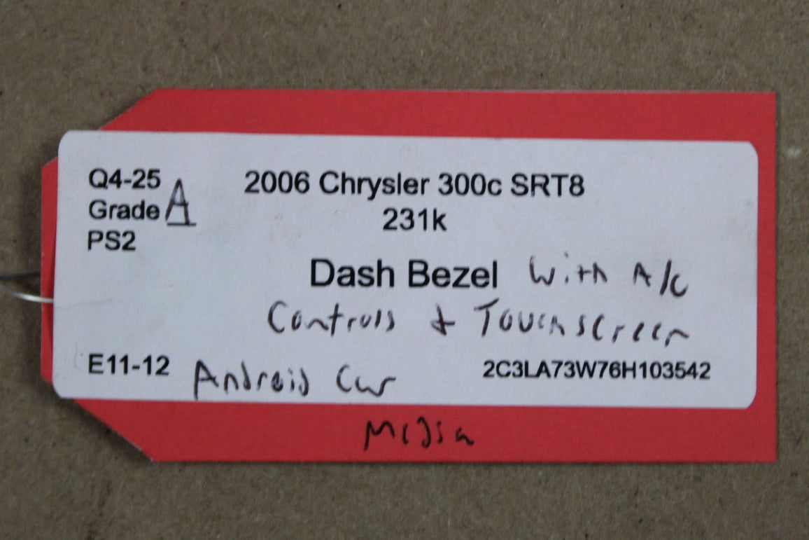 05-07 Chrysler 300C SRT8 Big Radio Screen Apple Carplay Bluetooth Upgrade Stereo