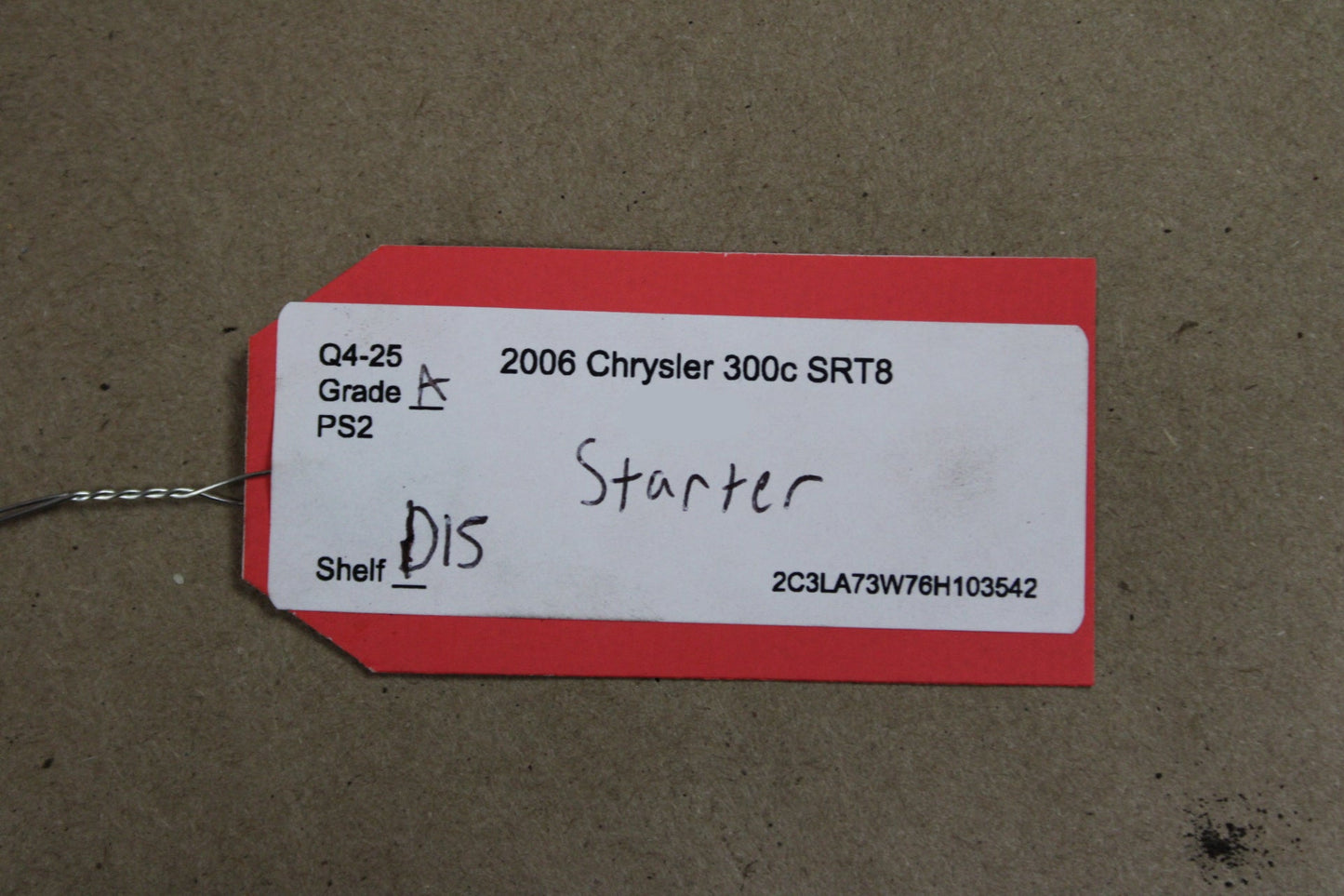 2006-2010 Chrysler 300C Dodge Challenger Charger Magnum SRT-8 6.1L 6.2L Starter