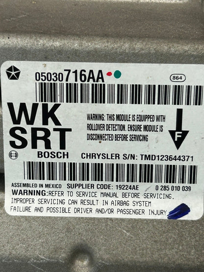 2006 Jeep Grand Cherokee SRT8 Occupant Restraint Module OEM 05030716AA
