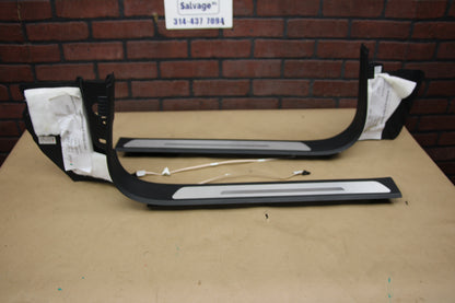 2011-2015 Audi A8 Quattro Front Right Left Lower A Pillar Trim Door Sill Set