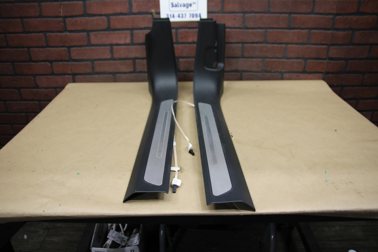 2011-2015 Audi A8 Quattro Front Right Left Lower A Pillar Trim Door Sill Set