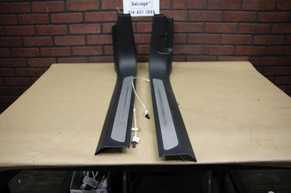2011-2015 Audi A8 Quattro Front Right Left Lower A Pillar Trim Door Sill Set