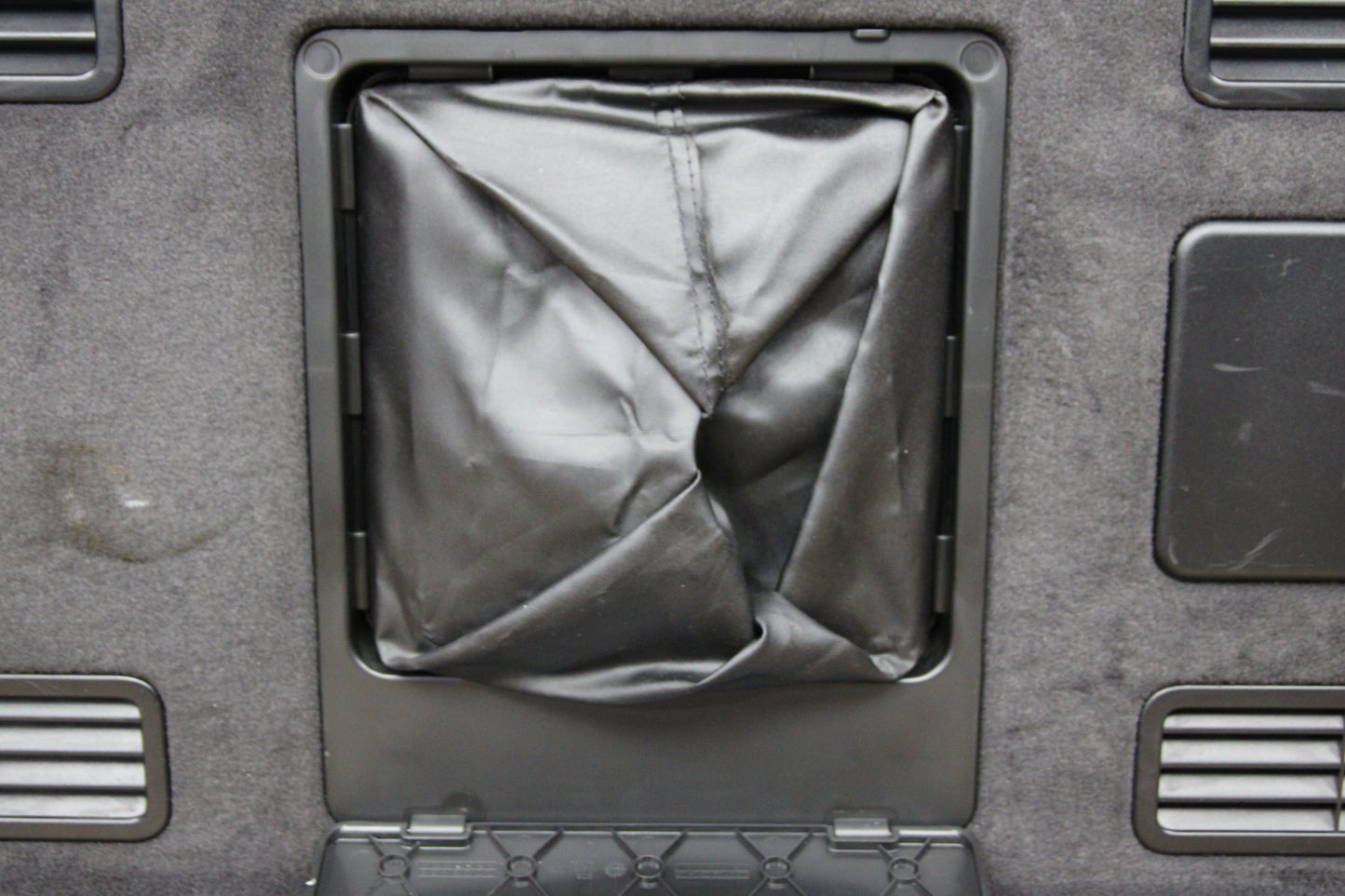 2011-2014 AUDI A8L S8 REAR TRUNK BACK SEAT PARTITION TRIM COVER PANEL OEM