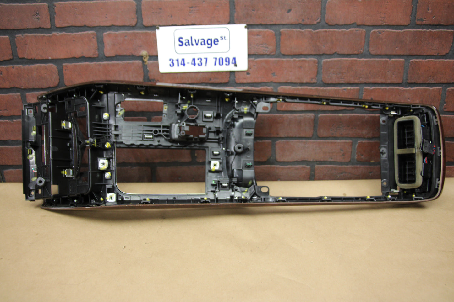 2011-2018 AUDI A8L QUATTRO FRONT CENTER CONSOLE TOP BEZEL PANEL FRAME OEM