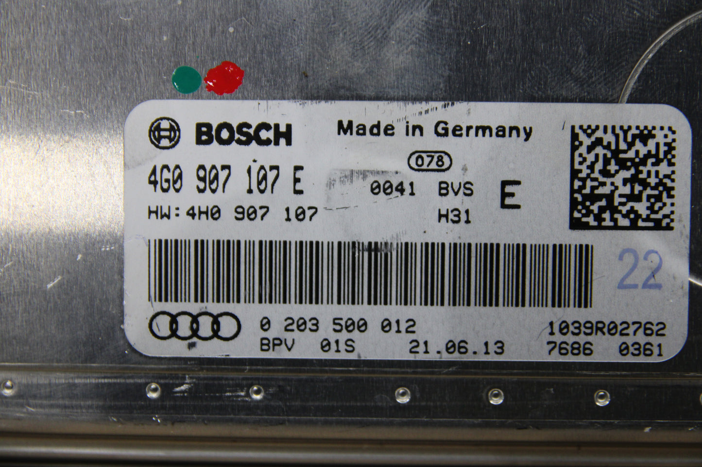 2011-2018 AUDI A8L ADAPTIVE CRUISE CONTROL MODULE UNIT OEM 4G0 907 107 E