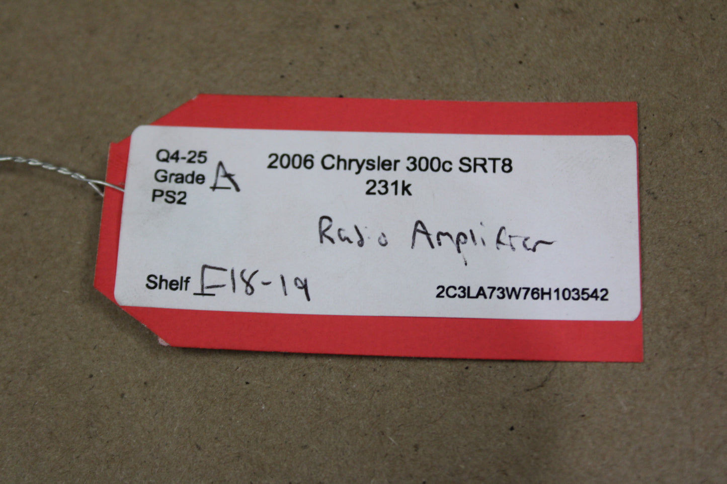 2006 Charger Magnum 300 Kicker Audio Radio Stereo Amplifier Amp 05030270AA