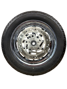 Harley Davidson OEM 2013 Heritage Softail Front Chrome 9 Spoke Wagon Wheel