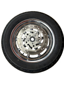 Harley Davidson OEM 2013 Heritage Softail Front Chrome 9 Spoke Wagon Wheel