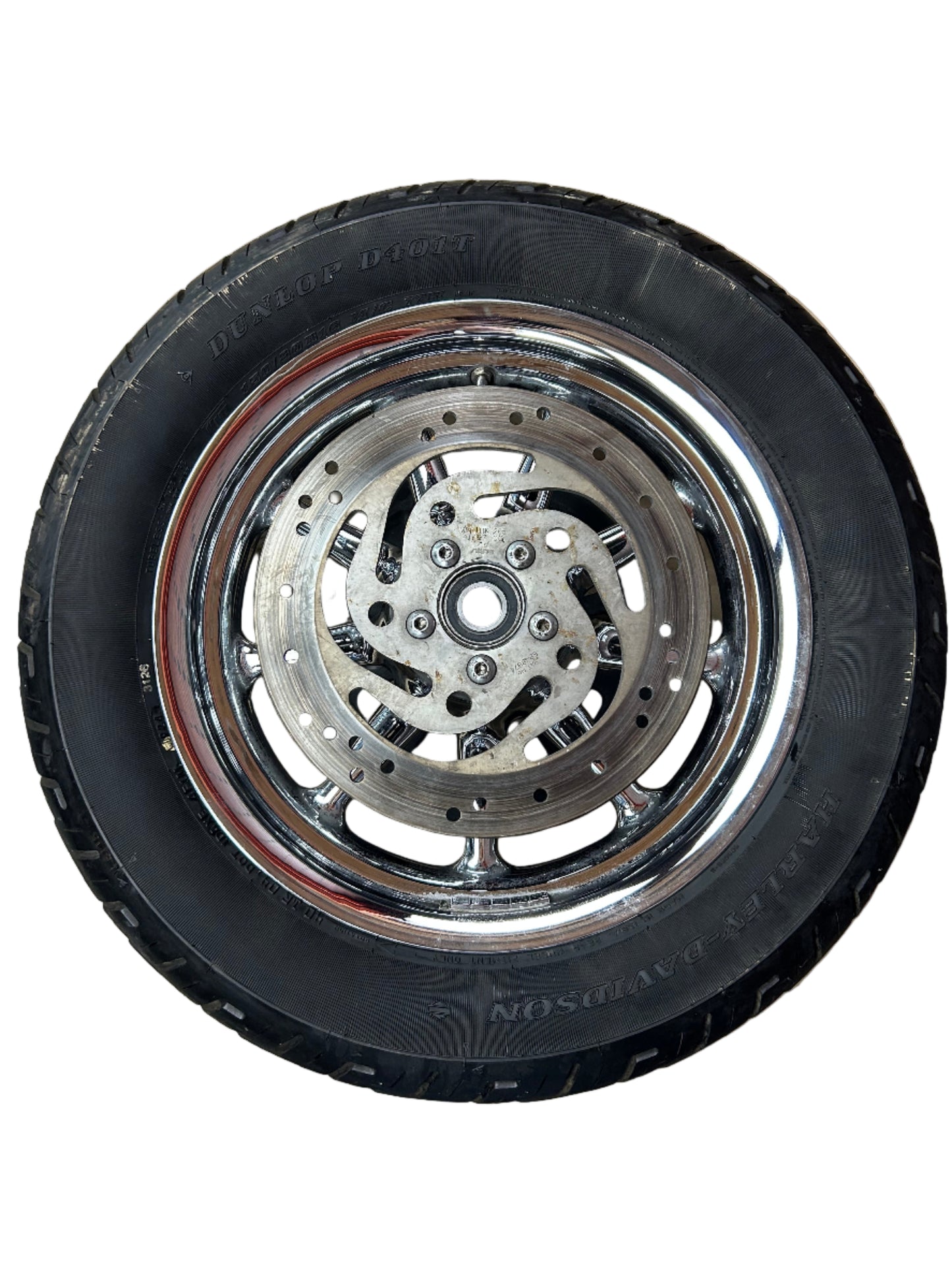 Harley Davidson OEM 2013 Heritage Softail Rear Chrome 9 Spoke Wagon Wheel