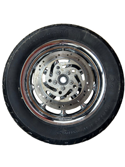 Harley Davidson OEM 2013 Heritage Softail Rear Chrome 9 Spoke Wagon Wheel