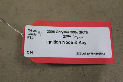 06 - 07 CHRYSLER 300C SRT8 IGNITION SWITCH CYLINDER LOCK IMMOBILIZER KEY FOB OEM