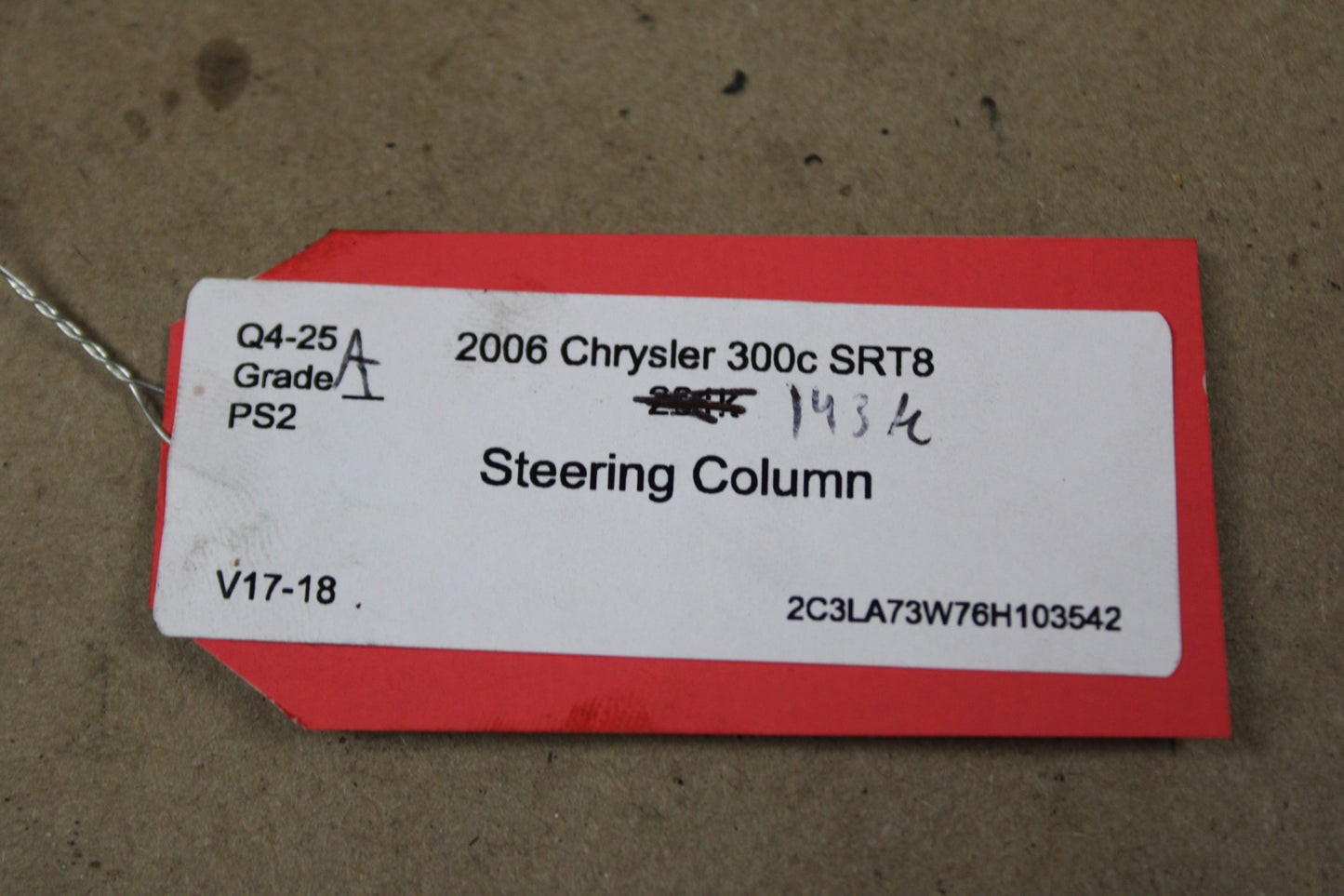 2005-2010 CHRYSLER 300 STEERING COLUMN ASSEMBLY OEM 05057431AA