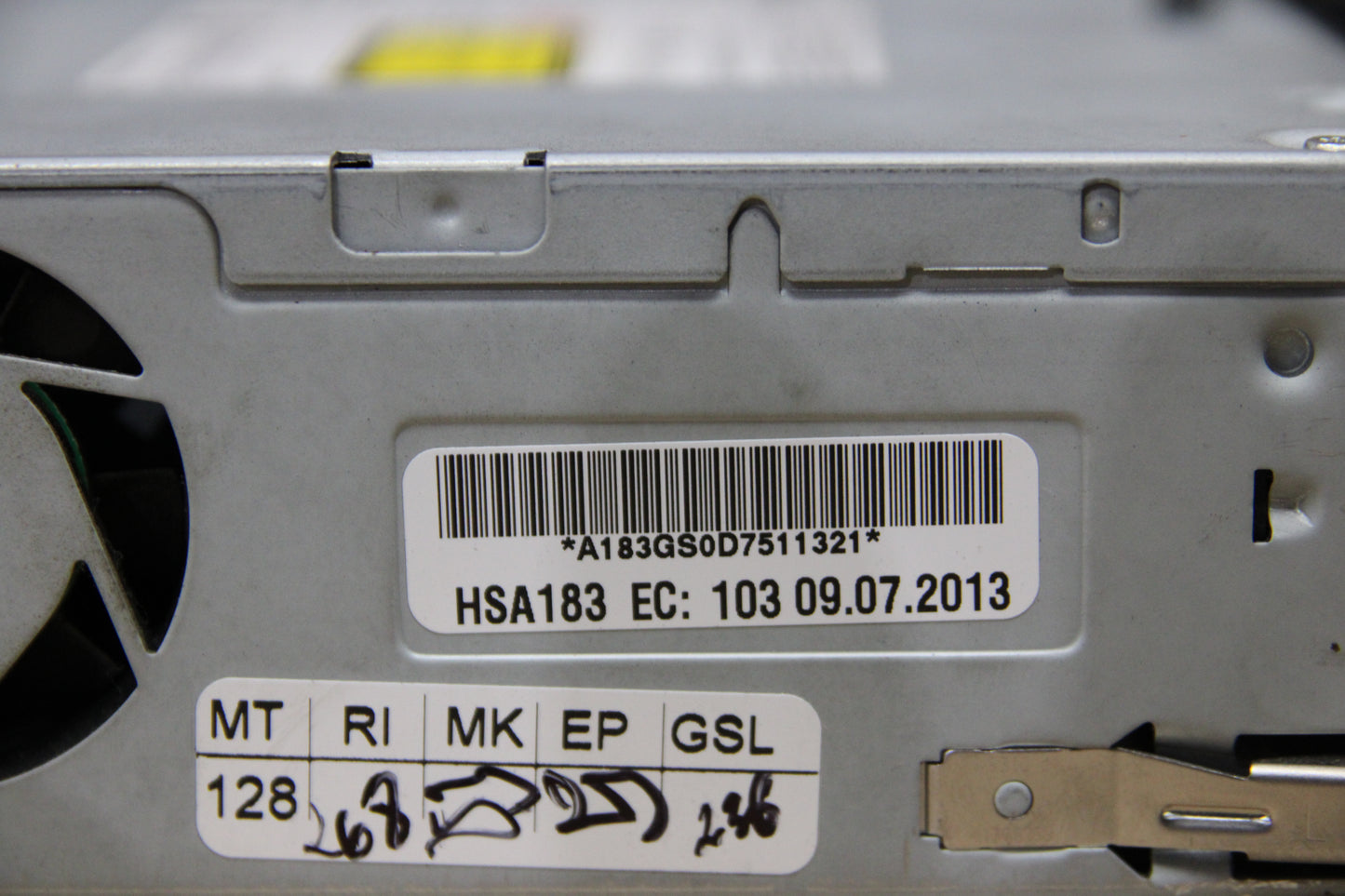 2011-2014 AUDI A8L AUDIO RADIO RECEIVER CD DISC PLAYER MODULE OEM 4H0 035 746 F
