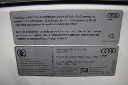 2011 - 2014 AUDI A8 A8L S8 FRONT HOOD BONNET PANEL ASSEMBLY OEM WHITE
