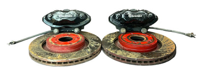 06-10 JEEP GRAND CHEROKEE SRT8 6.1L FRONT BREMBO BRAKE CALIPER ROTORS SET