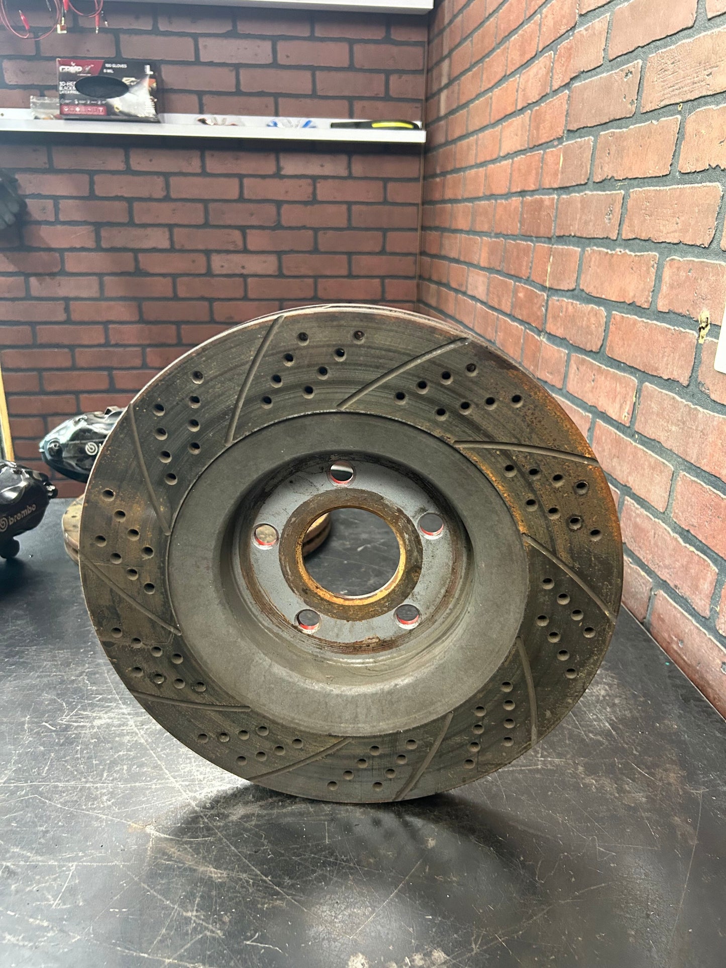 06-10 JEEP GRAND CHEROKEE SRT8 6.1L FRONT BREMBO BRAKE CALIPER ROTORS SET