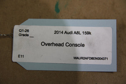 2011-2018 AUDI A8 L FRONT UPPER OVERHEAD READING MAP LAMP DOME LIGHT OEM