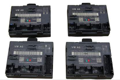 2012-2018 Audi A8 Quattro Front Rear Left Right Door Control Module Set OEM
