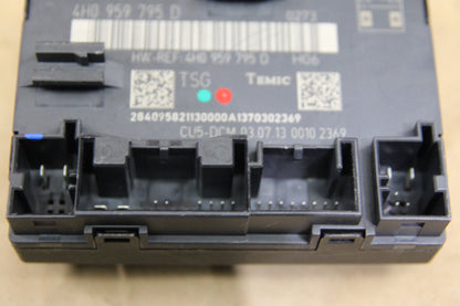 2012-2018 Audi A8 Quattro Front Rear Left Right Door Control Module Set OEM
