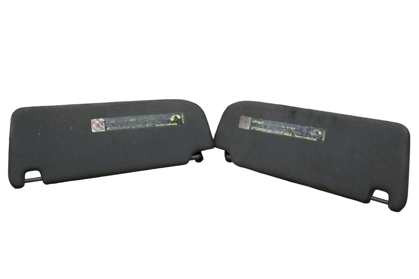 2011-2018 AUDI A8 QUATTRO RIGHT LEFT SIDE SUN VISOR SHADE OEM BLACK SET