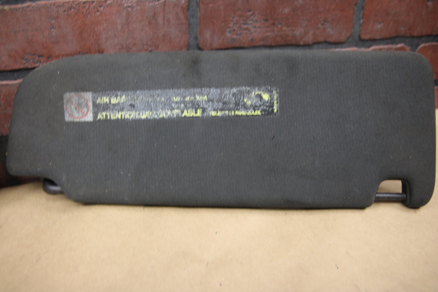 2011-2018 AUDI A8 QUATTRO RIGHT LEFT SIDE SUN VISOR SHADE OEM BLACK SET