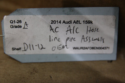 2011-2018 Audi A8 Quattro S8 AC A/C Tube With A/C Lines Attached 4H0260712H OEM