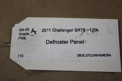 2008-14 Challenger OEM Dash Windshield Defroster Grille Cover Panel 1FT36XDVAD
