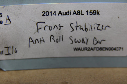 13-18 Audi A8L Quattro Front Anti Roll Stabilizer Sway Bar OEM 4H0 411 309