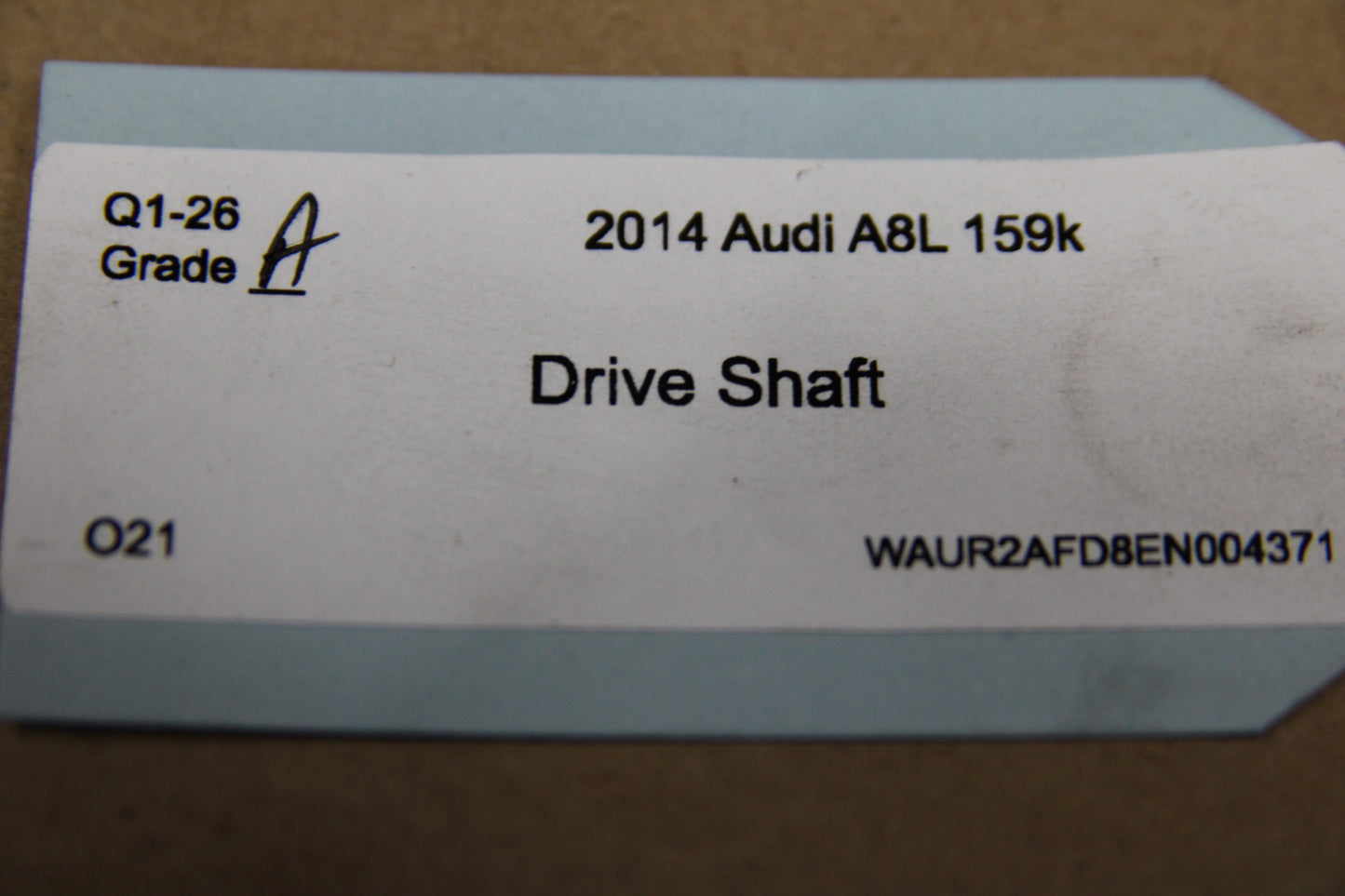 11-18 Audi A8L S8 Rear Axle Driveshaft Drive Shaft Propeller OEM 4H4 521 101 H