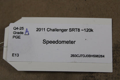 2011 Dodge Challenger SRT8 Dash Instrument Cluster Speedometer 180MPH OEM